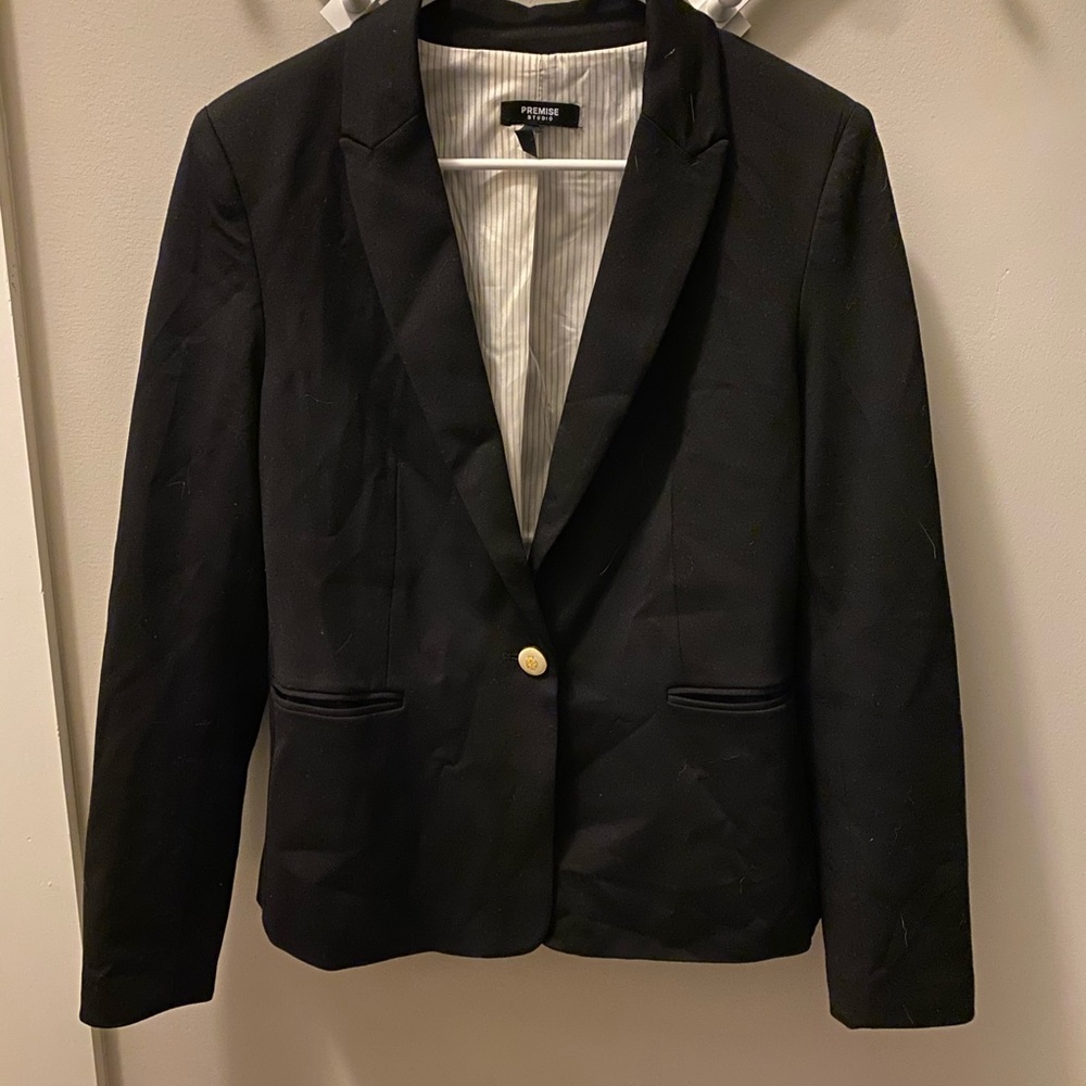 Premise Studio Suit Jacket Single Button